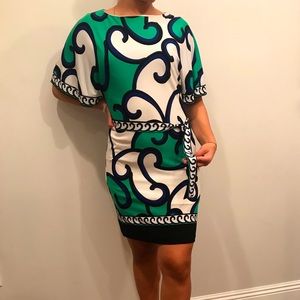 Sandra Darren beautiful abstract print dress